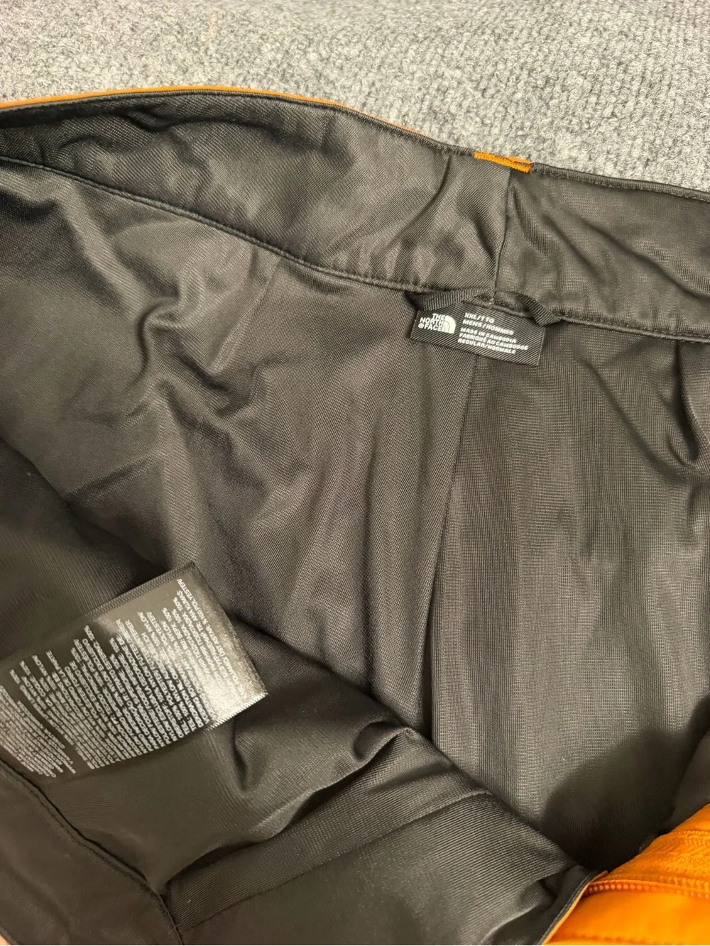 The North Face Men’s Orange Cargo Snow Pants